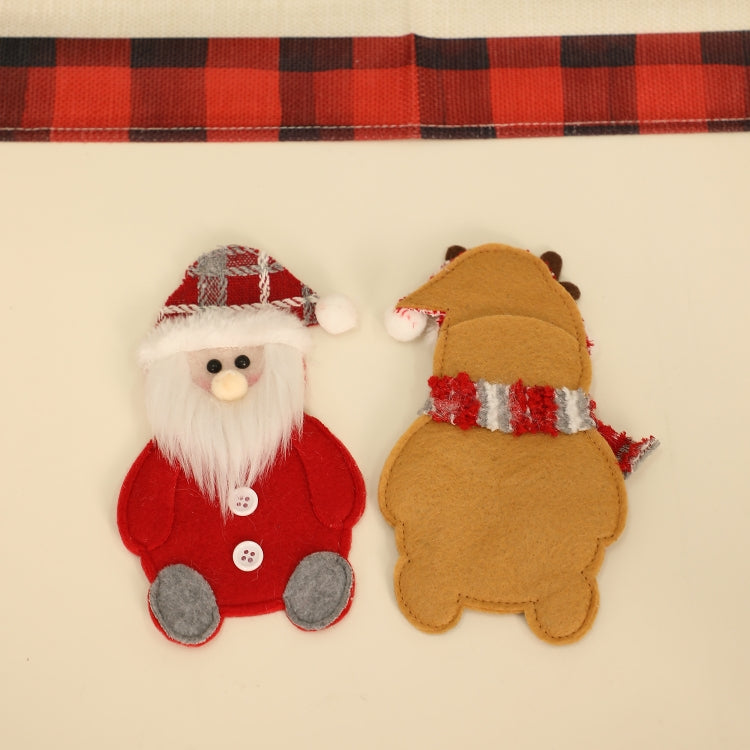 Christmas Table Decorations Home Cartoon Knife and Fork Cover