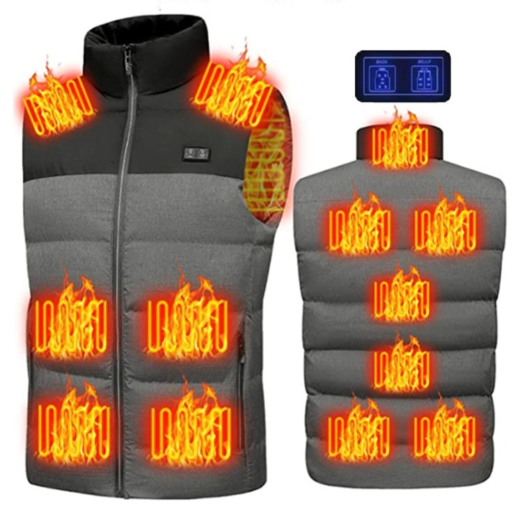 Winter Smart Dual-control 13-zone Charging Heating Vest, Size: XL
