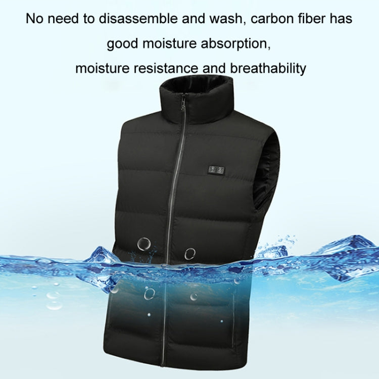Winter Smart Dual-control 13-zone Charging Heating Vest, Size: L
