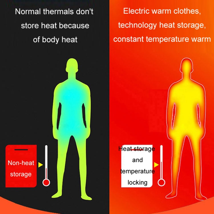 Winter Smart Dual-control 13-zone Charging Heating Vest, Size: S