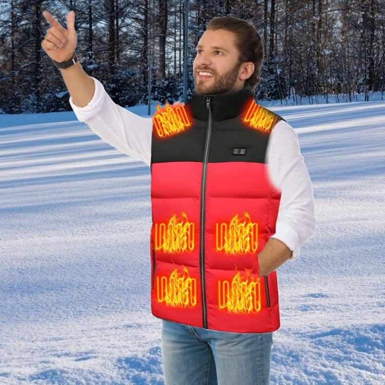 Winter Smart Dual-control 13-zone Charging Heating Vest, Size: L