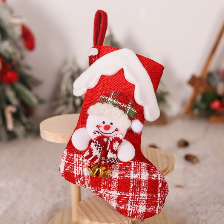 House-shaped Christmas Stockings Gift bag Christmas Eve Decoration Candy Stockings