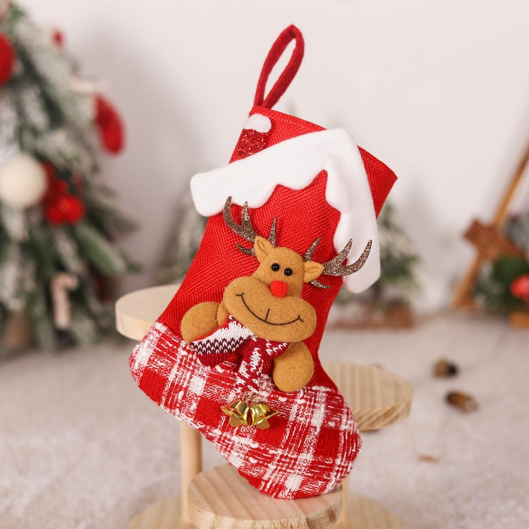 House-shaped Christmas Stockings Gift bag Christmas Eve Decoration Candy Stockings