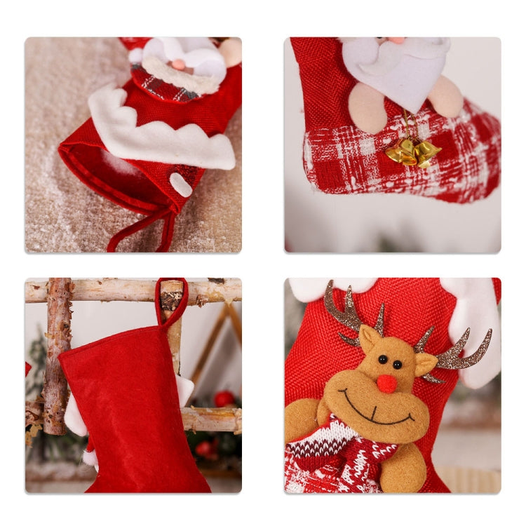 House-shaped Christmas Stockings Gift bag Christmas Eve Decoration Candy Stockings
