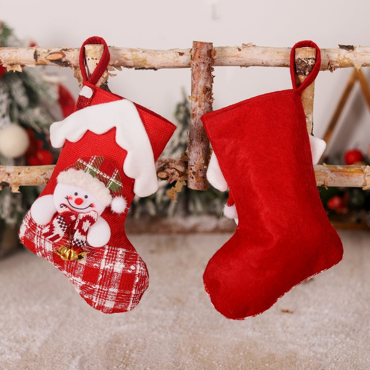 House-shaped Christmas Stockings Gift bag Christmas Eve Decoration Candy Stockings