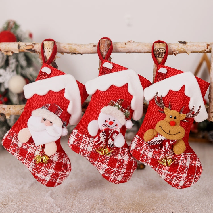 House-shaped Christmas Stockings Gift bag Christmas Eve Decoration Candy Stockings