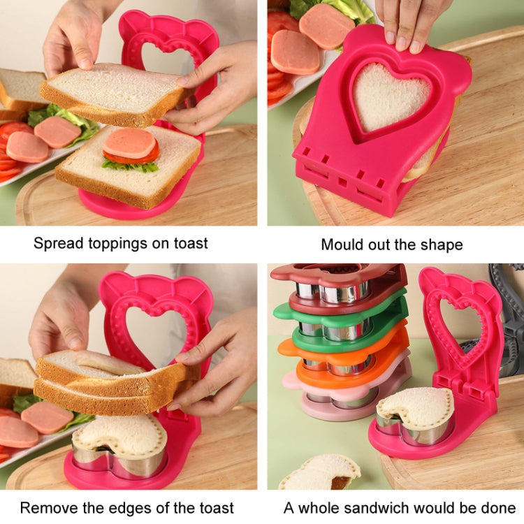 Love Sandwich Sealing Mould Household DIY Baking Tools