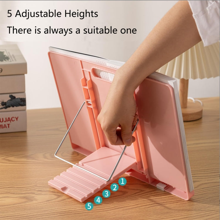 Student Reading Stand Desktop Adjustable Book Holder Folding Tablet Stand