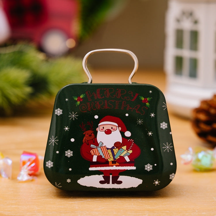 Christmas Decorations Handbag-shaped Candy Box Children Gift Iron Box