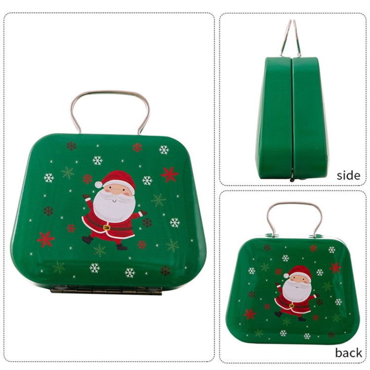 Christmas Decorations Handbag-shaped Candy Box Children Gift Iron Box