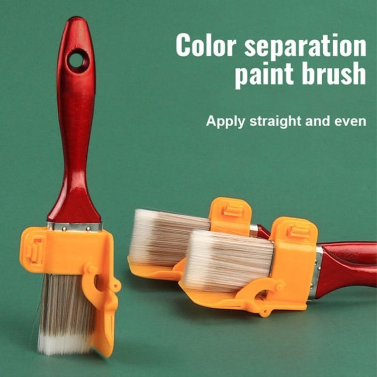 Color Separation Paint Brush Interior Wall Roof Paint Brush Latex Paint Trimming Color Separator - Red