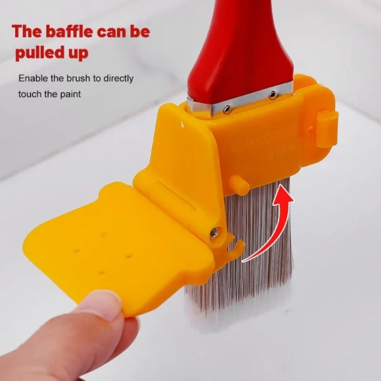 Color Separation Paint Brush Interior Wall Roof Paint Brush Latex Paint Trimming Color Separator - Red