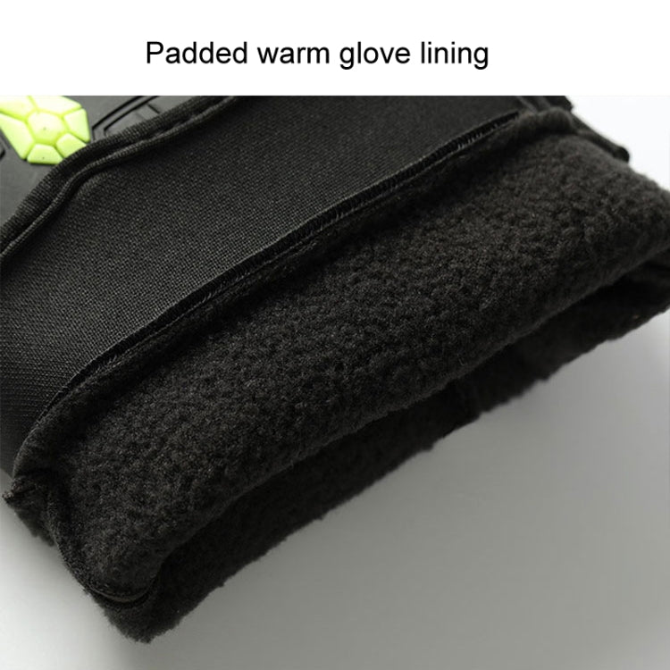 LANYIER Fall Winter Motorcycle Outdoor Riding Gloves Men Velvet Warm Non-slip Touch Screen Windproof Gloves, Size: Average