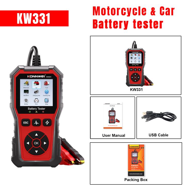 KONNWEI Automotive OBD2 Fault Diagnostic Tool Engine Code Reader 13 Languages