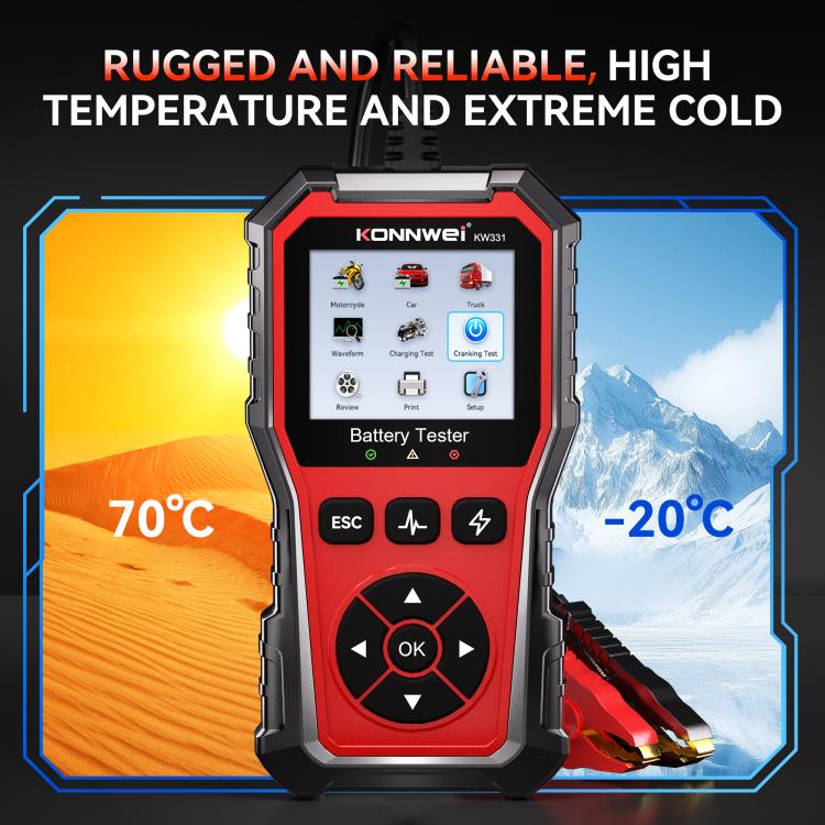 KONNWEI Automotive OBD2 Fault Diagnostic Tool Engine Code Reader 13 Languages