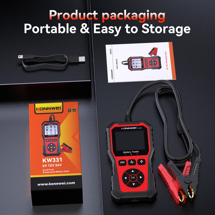 KONNWEI Automotive OBD2 Fault Diagnostic Tool Engine Code Reader 13 Languages