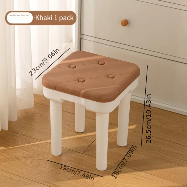 Detachable Children Small Stool Non-slip Low Chair Shoe Changing Stool, Color: Clouds Yellow