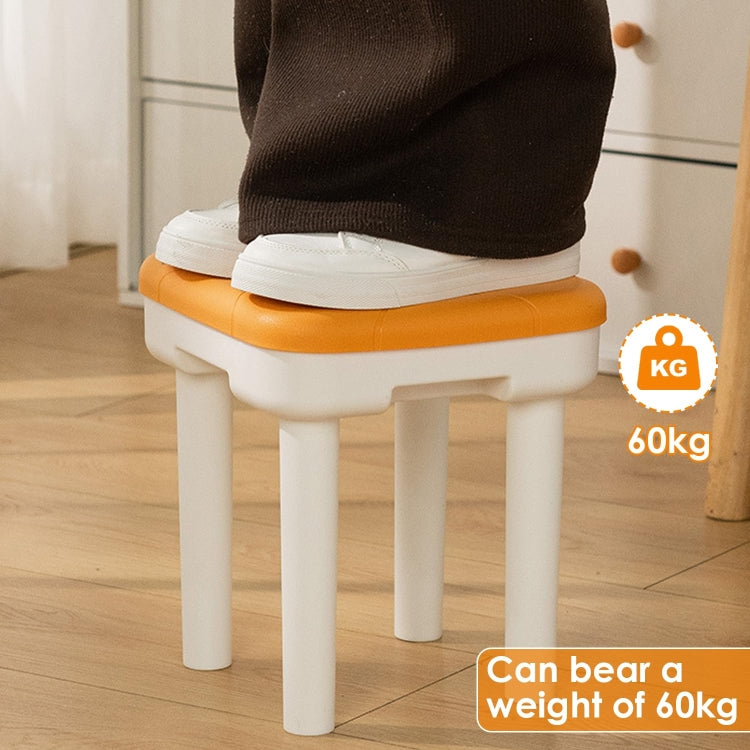 Detachable Children Small Stool Non-slip Low Chair Shoe Changing Stool, Color: Clouds Yellow