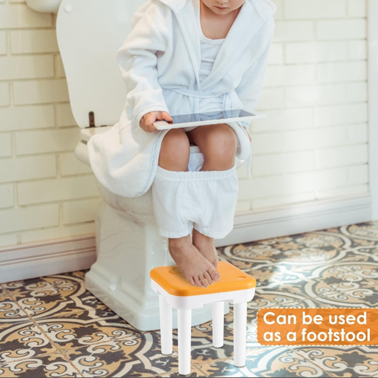 Detachable Children Small Stool Non-slip Low Chair Shoe Changing Stool, Color: Clouds Khaki
