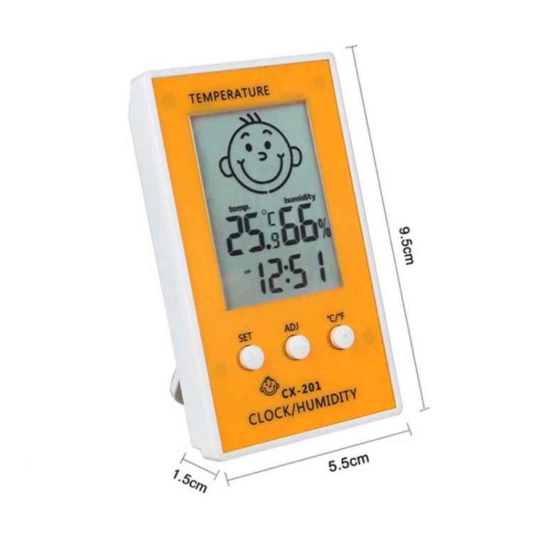 Indoor Outdoor Thermometer Precise Hygrometer Digital Clock Temperature Logger