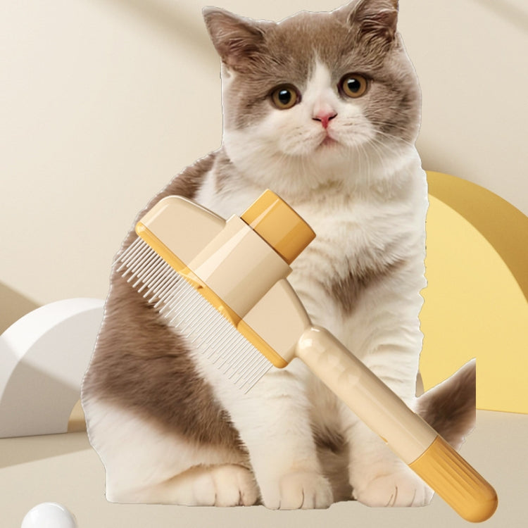 Knotting Hair Removal Cat Comb Pet Self-Cleaning Detangling Comb