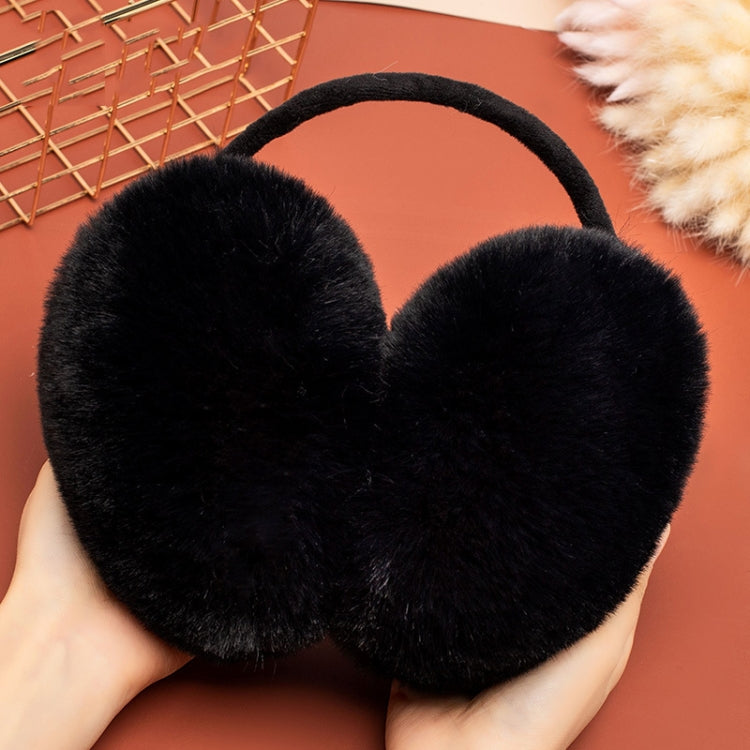 Winter Women Cute Earmuffs Soft Fluffy Warm Earmuffs Adult Children Students Ear Warmer, Size: 16cm Medium