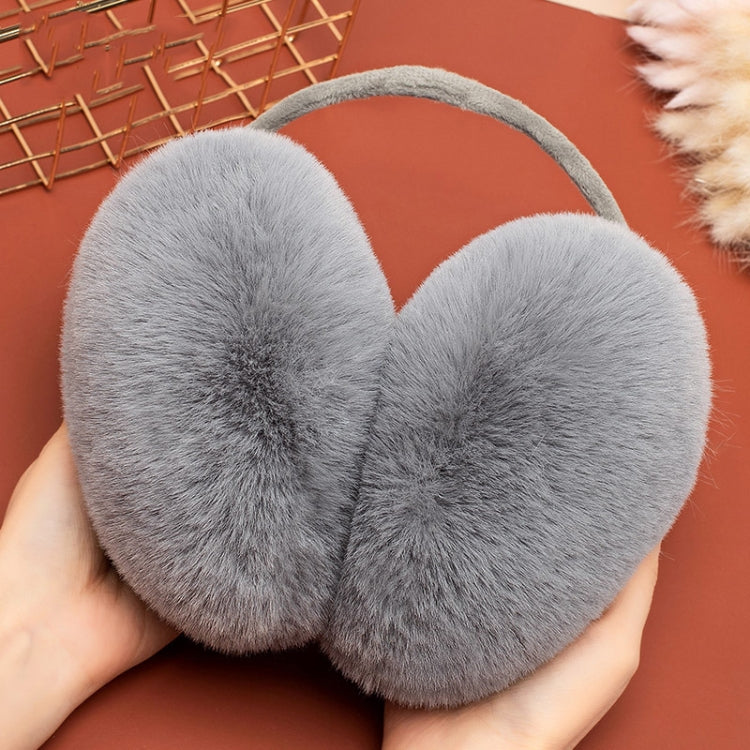 Winter Women Cute Earmuffs Soft Fluffy Warm Earmuffs Adult Children Students Ear Warmer, Size: 16cm Medium