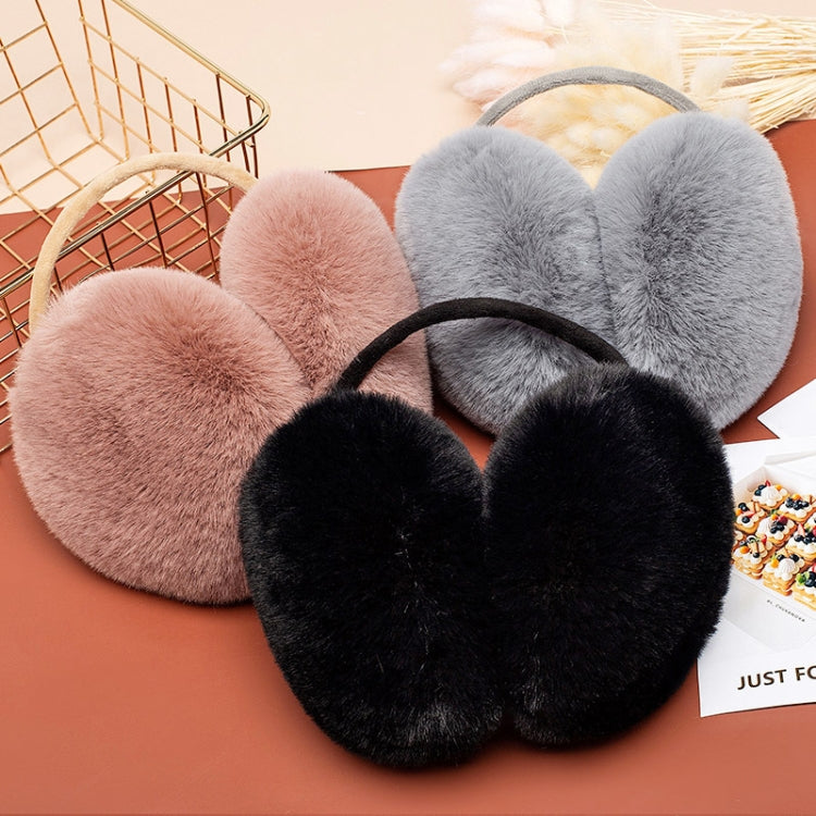 Winter Women Cute Earmuffs Soft Fluffy Warm Earmuffs Adult Children Students Ear Warmer, Size: 16cm Medium