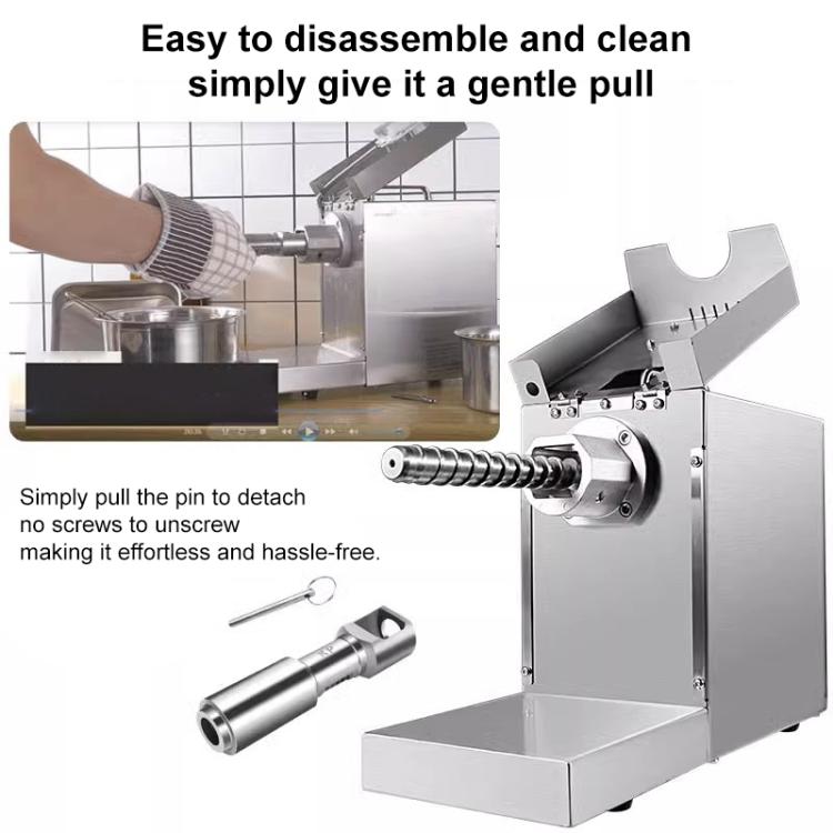 Household Small Automatic Stainless Steel Hot And Cold Oil Press Machine