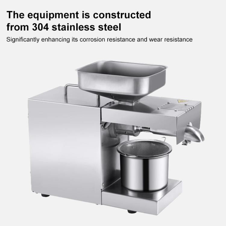 Household Small Automatic Stainless Steel Hot And Cold Oil Press Machine