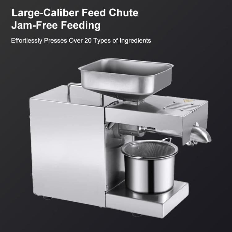 Household Small Automatic Stainless Steel Hot And Cold Oil Press Machine