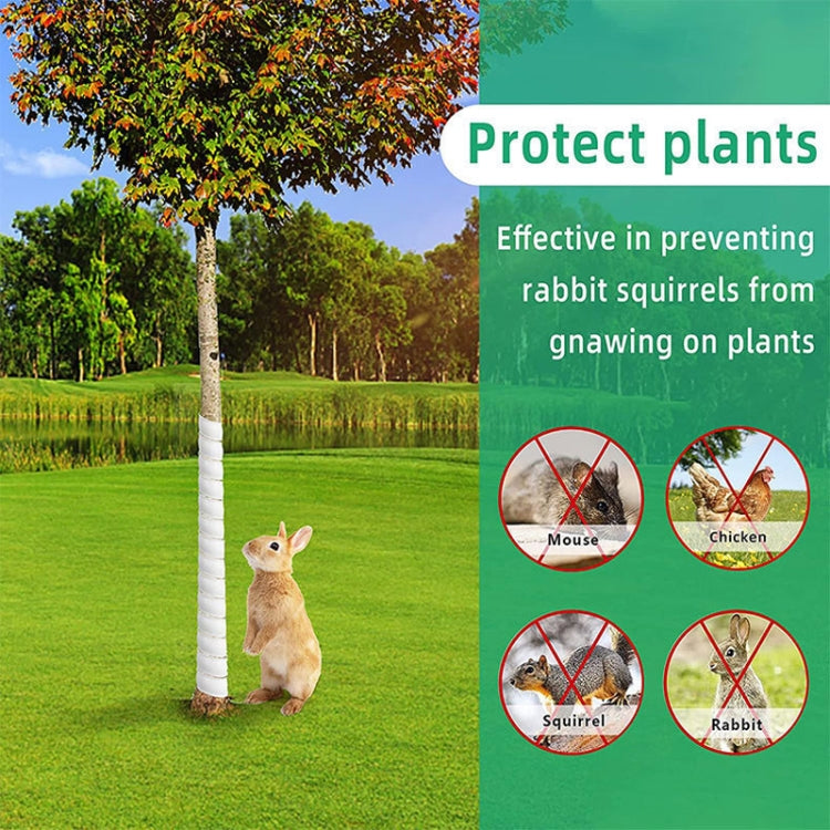 Large Plant Trunk Protector Garden Anti Nibbling Plastic Protective Cover