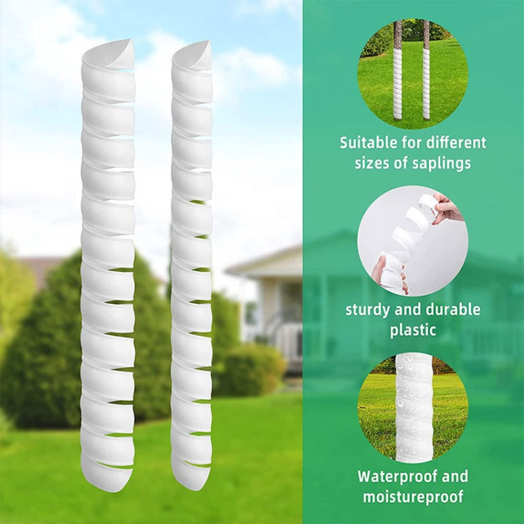 Large Plant Trunk Protector Garden Anti Nibbling Plastic Protective Cover