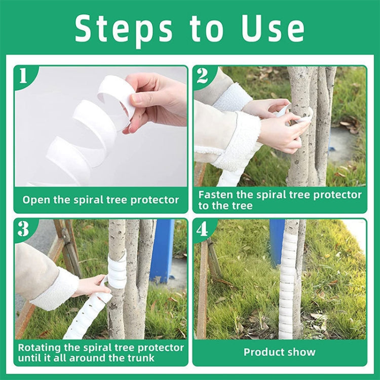 Large Plant Trunk Protector Garden Anti Nibbling Plastic Protective Cover