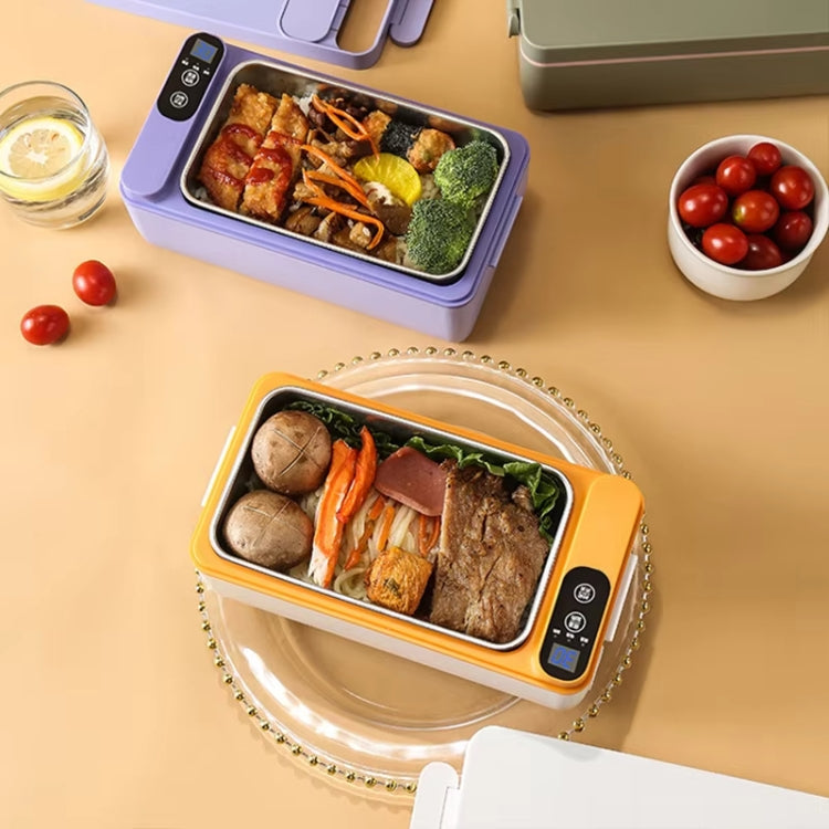1000ml Wireless Heating Lunch Box USB Rechargeable Bento Box English Version