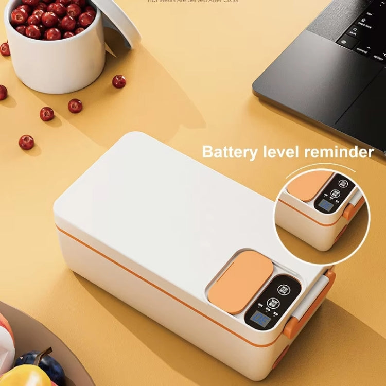 1000ml Wireless Heating Lunch Box USB Rechargeable Bento Box English Version