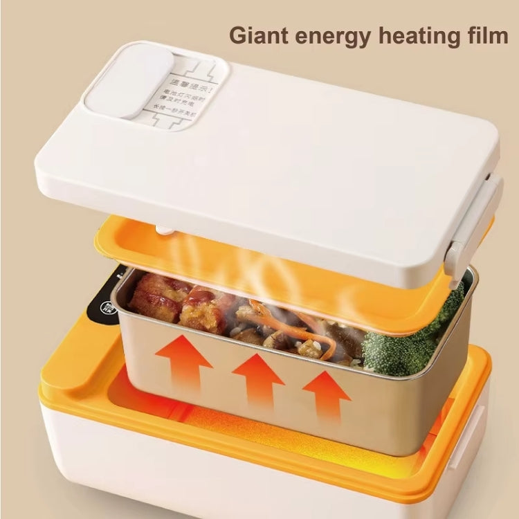1000ml Wireless Heating Lunch Box USB Rechargeable Bento Box English Version