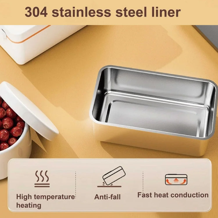 1000ml Wireless Heating Lunch Box USB Rechargeable Bento Box English Version