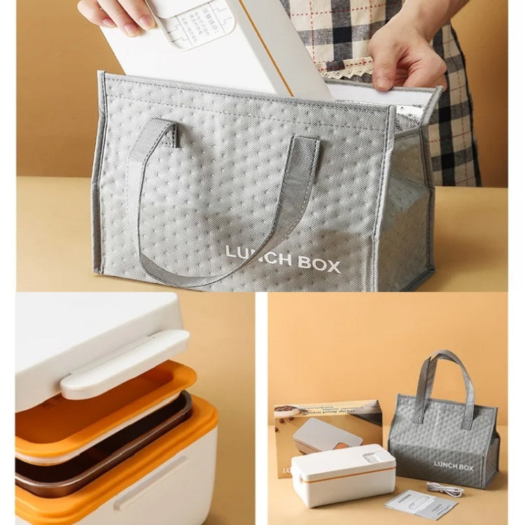 1000ml Wireless Heating Lunch Box USB Rechargeable Bento Box English Version
