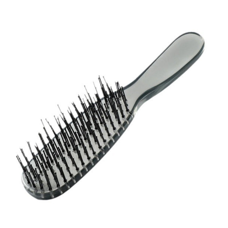 Layered Magic Wet Dry Comb Scalp Massage Comb - Home Transparent Gray