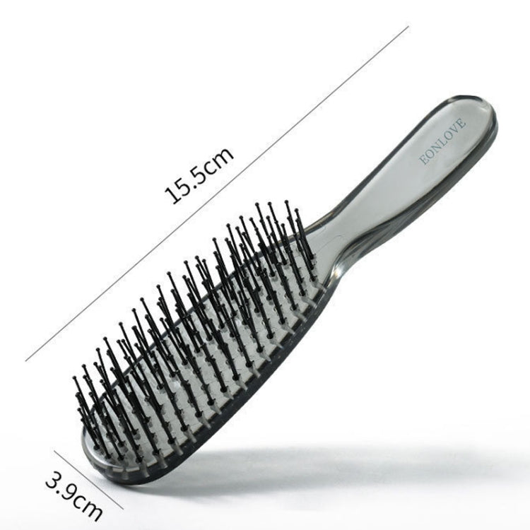 Layered Magic Wet Dry Comb Scalp Massage Comb - Home Transparent Gray