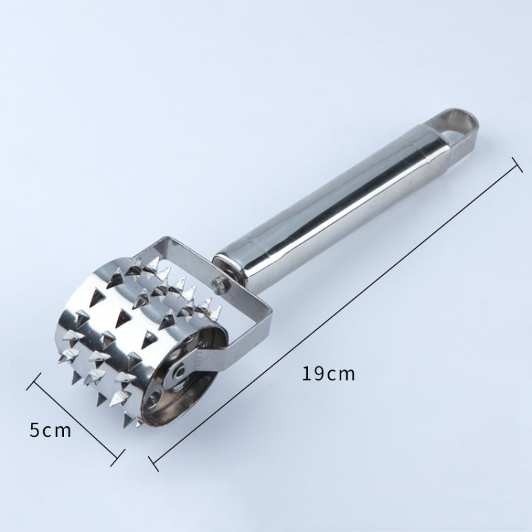 Stainless Steel Home Steak Tenderizer Kitchen Rolling Meat Loosening Tool