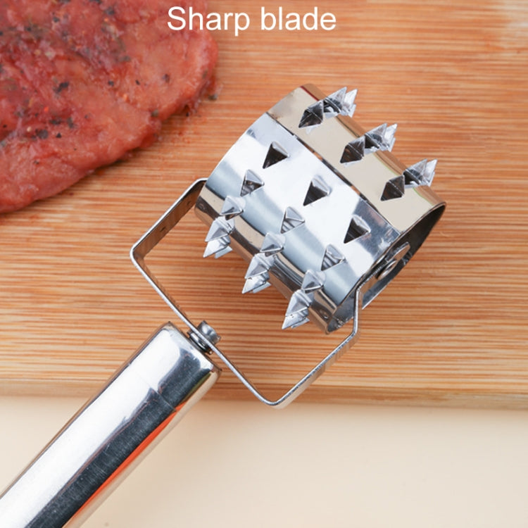 Stainless Steel Home Steak Tenderizer Kitchen Rolling Meat Loosening Tool