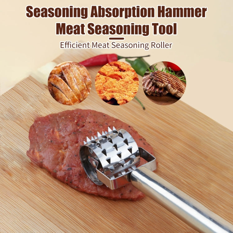 Stainless Steel Home Steak Tenderizer Kitchen Rolling Meat Loosening Tool