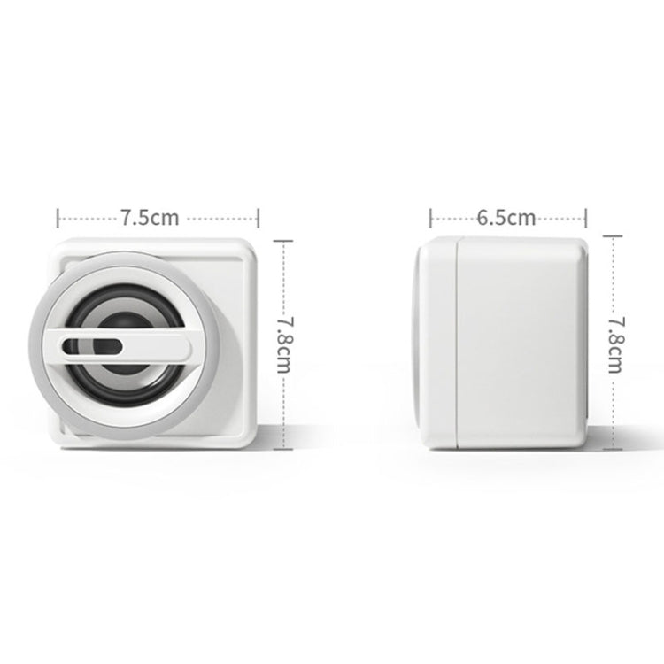 K1 Mini Desktop Computer Wired Speakers USB Subwoofer Speaker, Color: Standard Edition Black