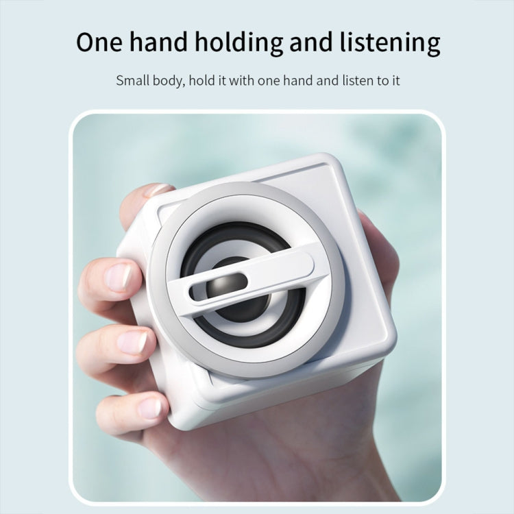 K1 Mini Desktop Computer Wired Speakers USB Subwoofer Speaker, Color: Standard Edition Light Blue