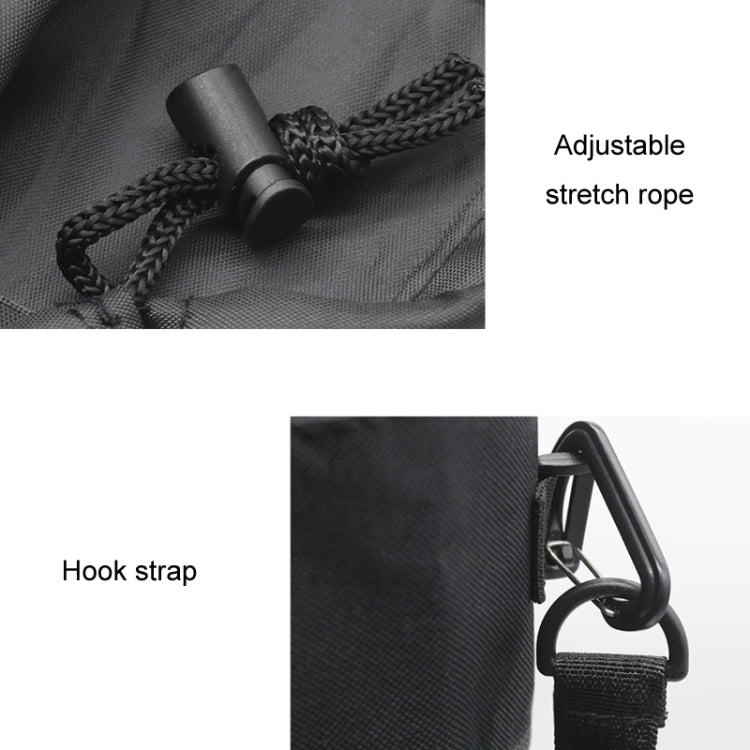 Outdoor Camping Yacht Windproof Drawstring Sundries Folding Storage Bag - 24x46cm