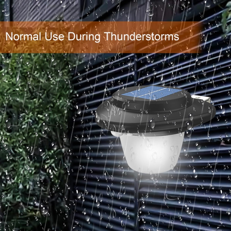 Outdoor Solar Wall Light Patio Sensor Lamp, Style: SMD Wick White Light
