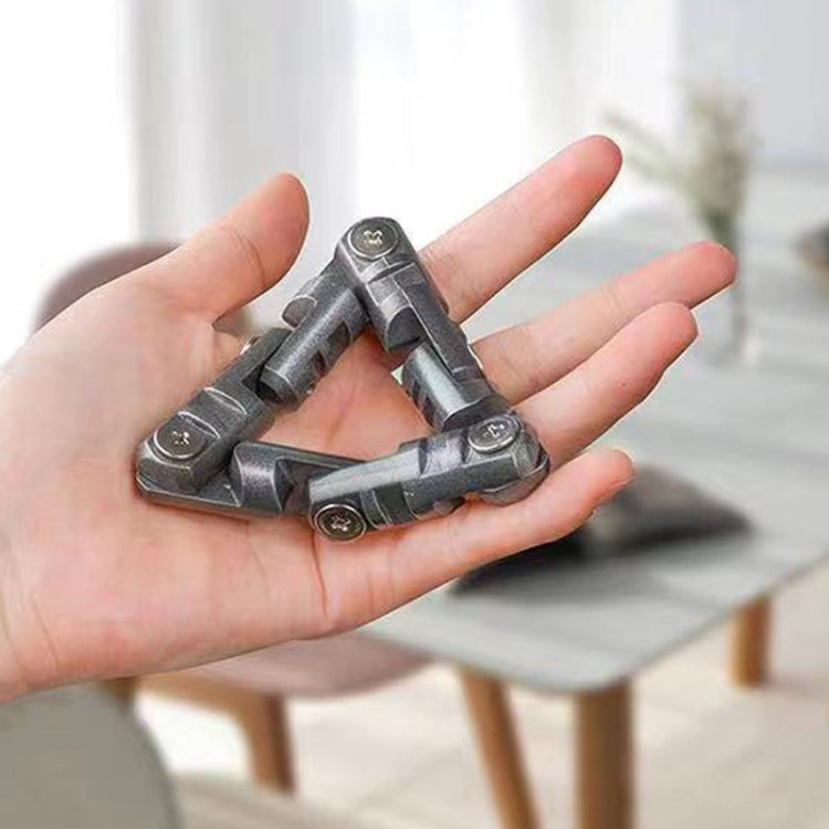 Stress Relieving Alloy Massage Bracelet Infinite Flip Fingertip Chain Fidget Toy