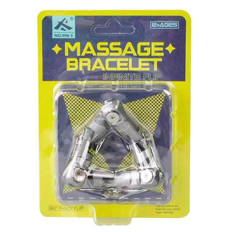 Stress Relieving Alloy Massage Bracelet Infinite Flip Fingertip Chain Fidget Toy